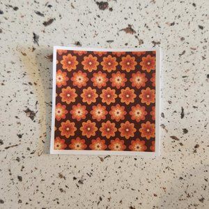 10/$10 NEW Floral Retro Groovy Hippie Boho Sticker